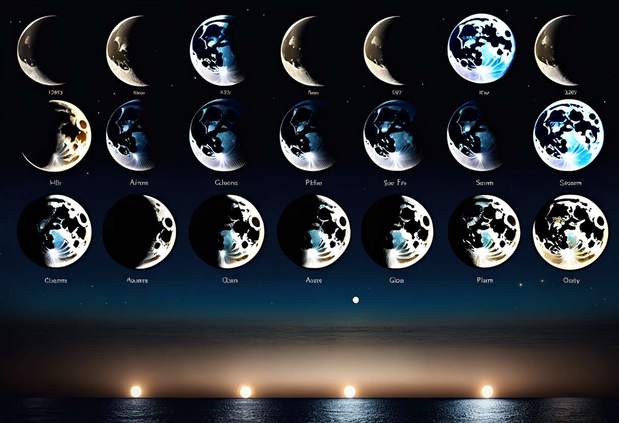 Les phases de la lune : explications et signification