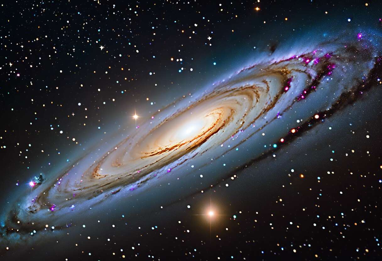 Découverte de la galaxie d'Andromède