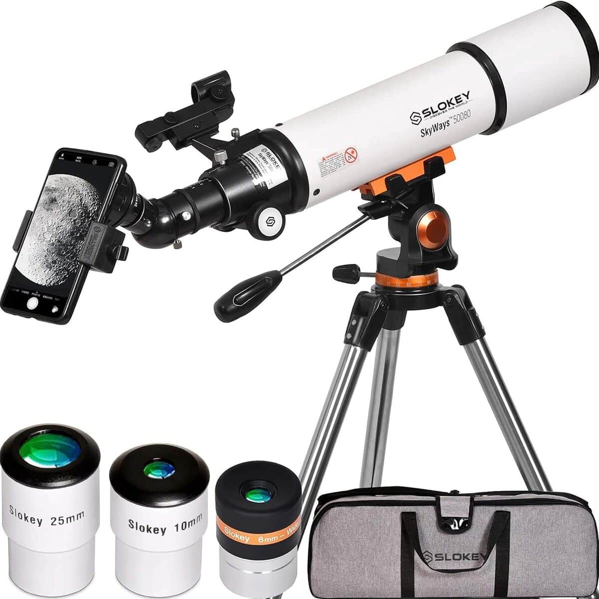 Découverte astronomique : test du télescope Slokey 20x-250x