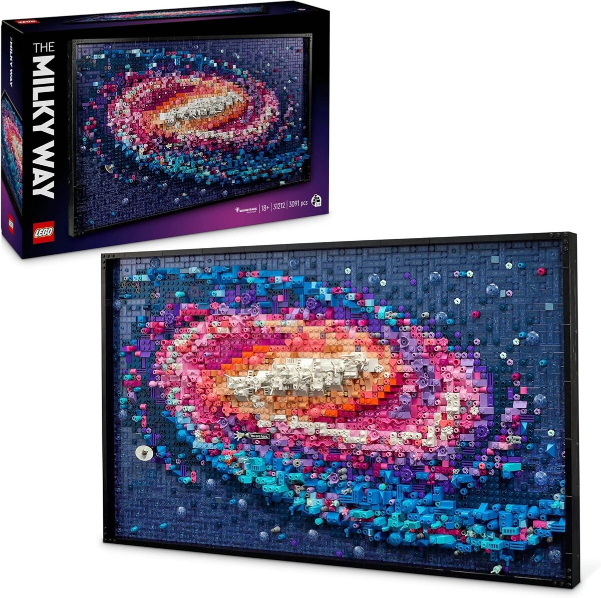 Test LEGO Art 31212 : décoration La Voie lactée pour Amateurs d'Espace