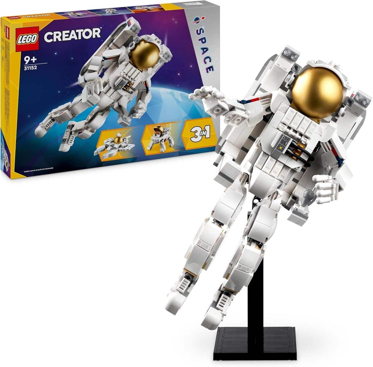 Test LEGO Creator 3-en-1 : aventure Spatiale avec Astronaute & Chien