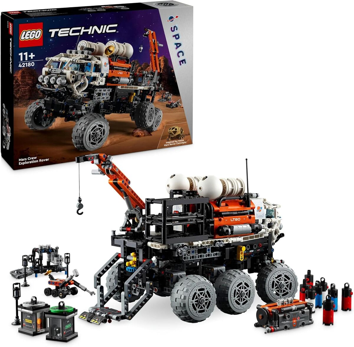 Test LEGO Technic : le Rover d'Exploration Mars 42180