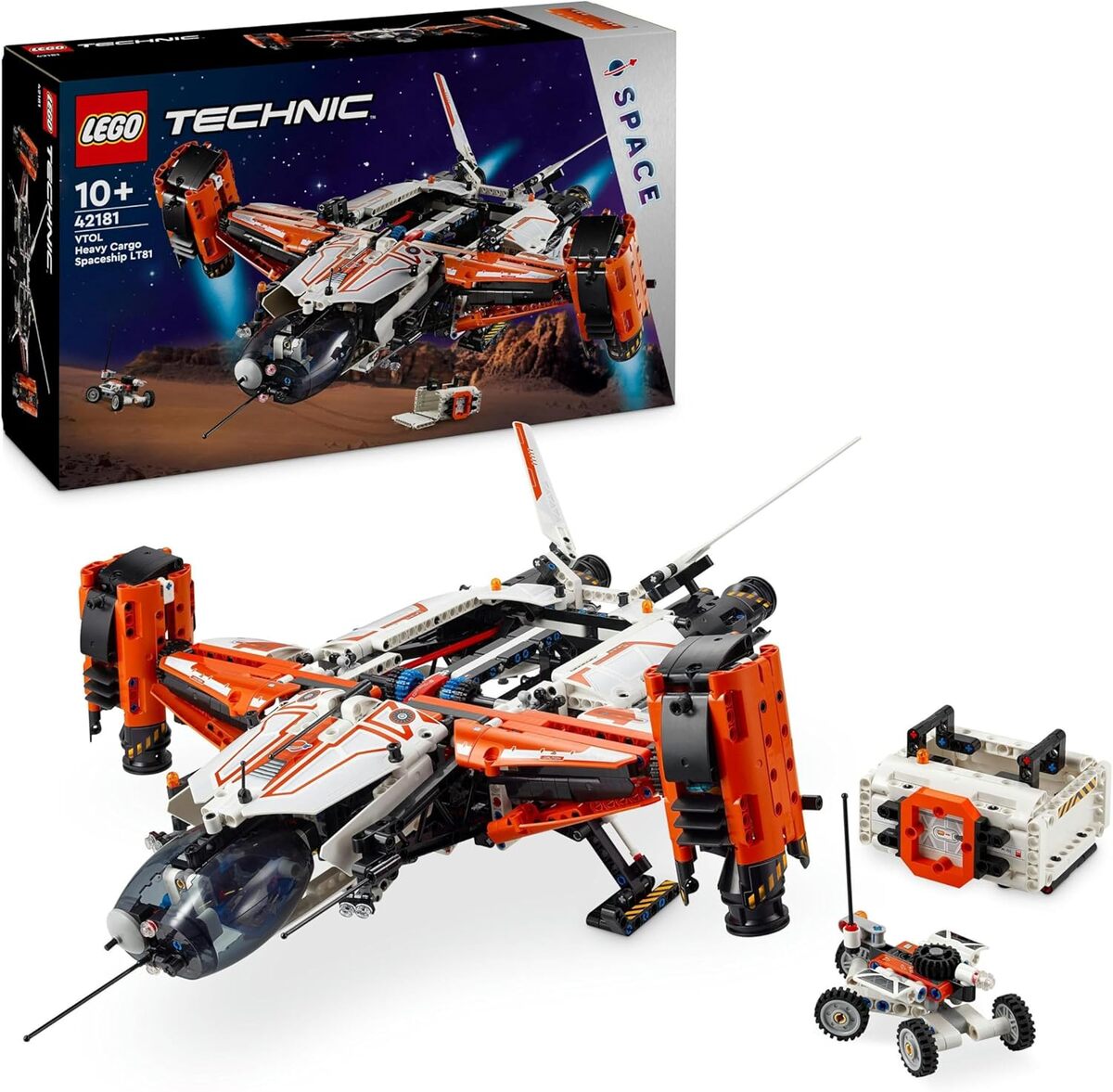 Test LEGO Technic LT81 : un vaisseau spatial cargo pour jeunes constructeurs