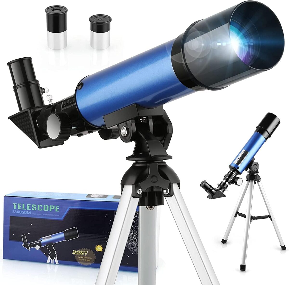 Évaluation Télescope Enfants 50/360 mm : idéal pour Débuter en Astronomie