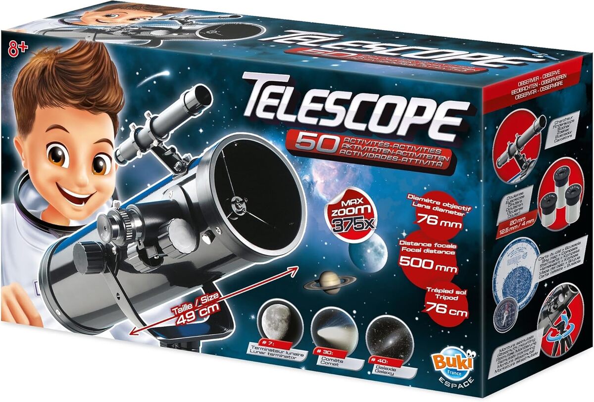 Télescope Buki TS008B : test et 50 activités