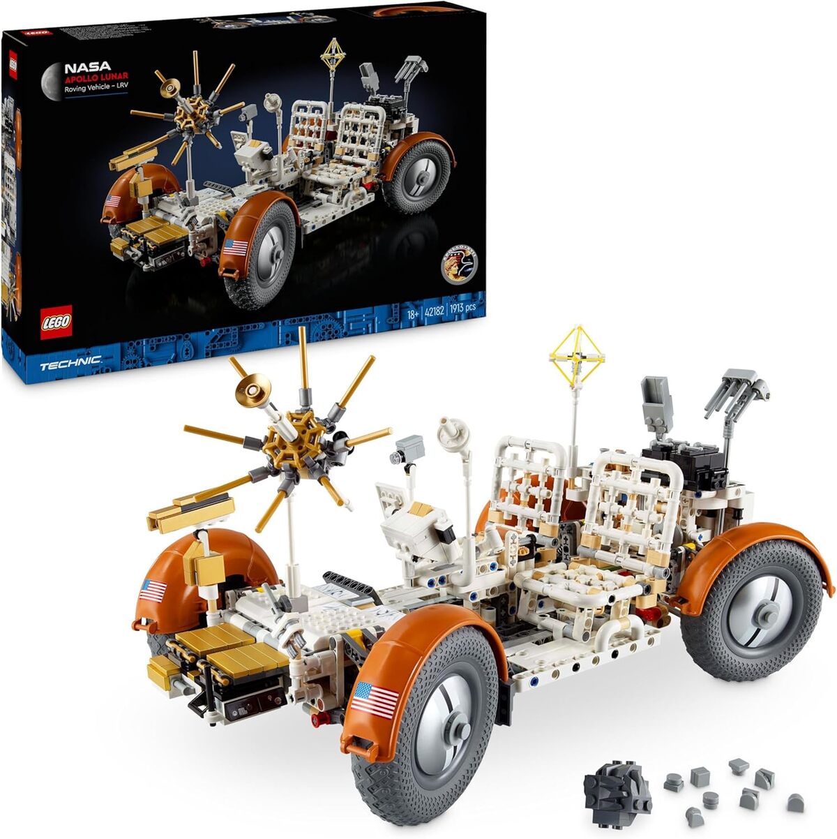 Test LEGO Technic : véhicule Lunaire NASA Apollo, un Cadeau Spatial Collector