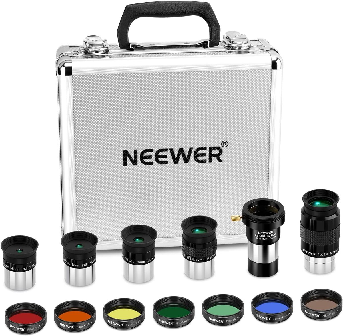 Test NEEWER Télescopes : 14 Accessoires, filtres et Oculaires Plössl