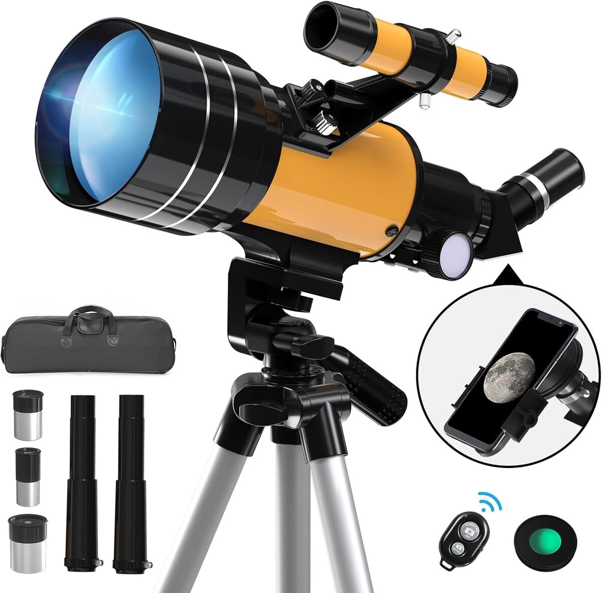 Test Télescope Astronomique 70/300mm : idéal pour Tous Niveaux