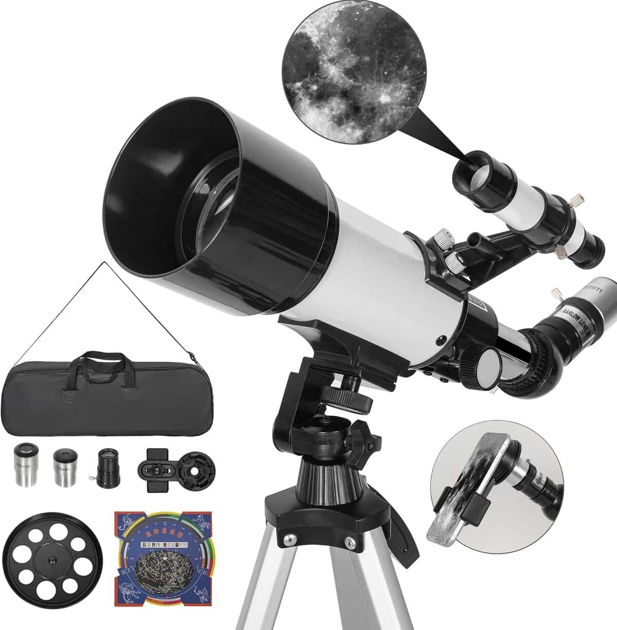 Test Télescope IBVIVIC 70mm : l'Astronomie pour Tous