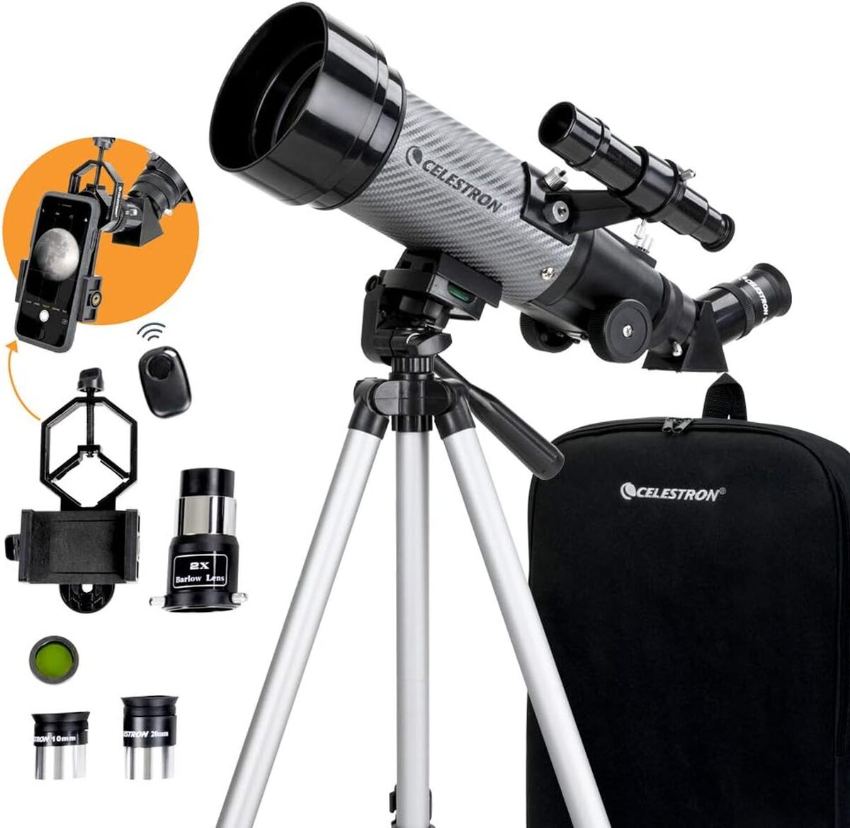 Test du télescope portable Celestron 22035 Travel Scope DX : compact et performant