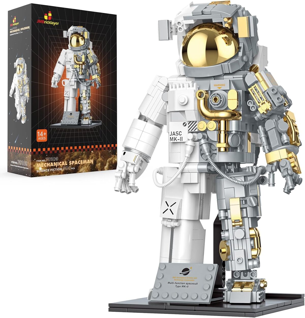Test JMBricklayer 70109 : l'Astronaute de l'Espace à Construire