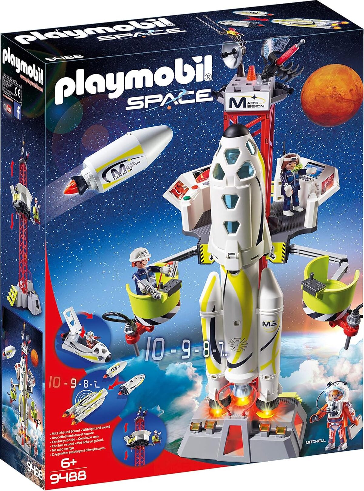 Test PLAYMOBIL 9488 : fusée Mars et sa plateforme de lancement