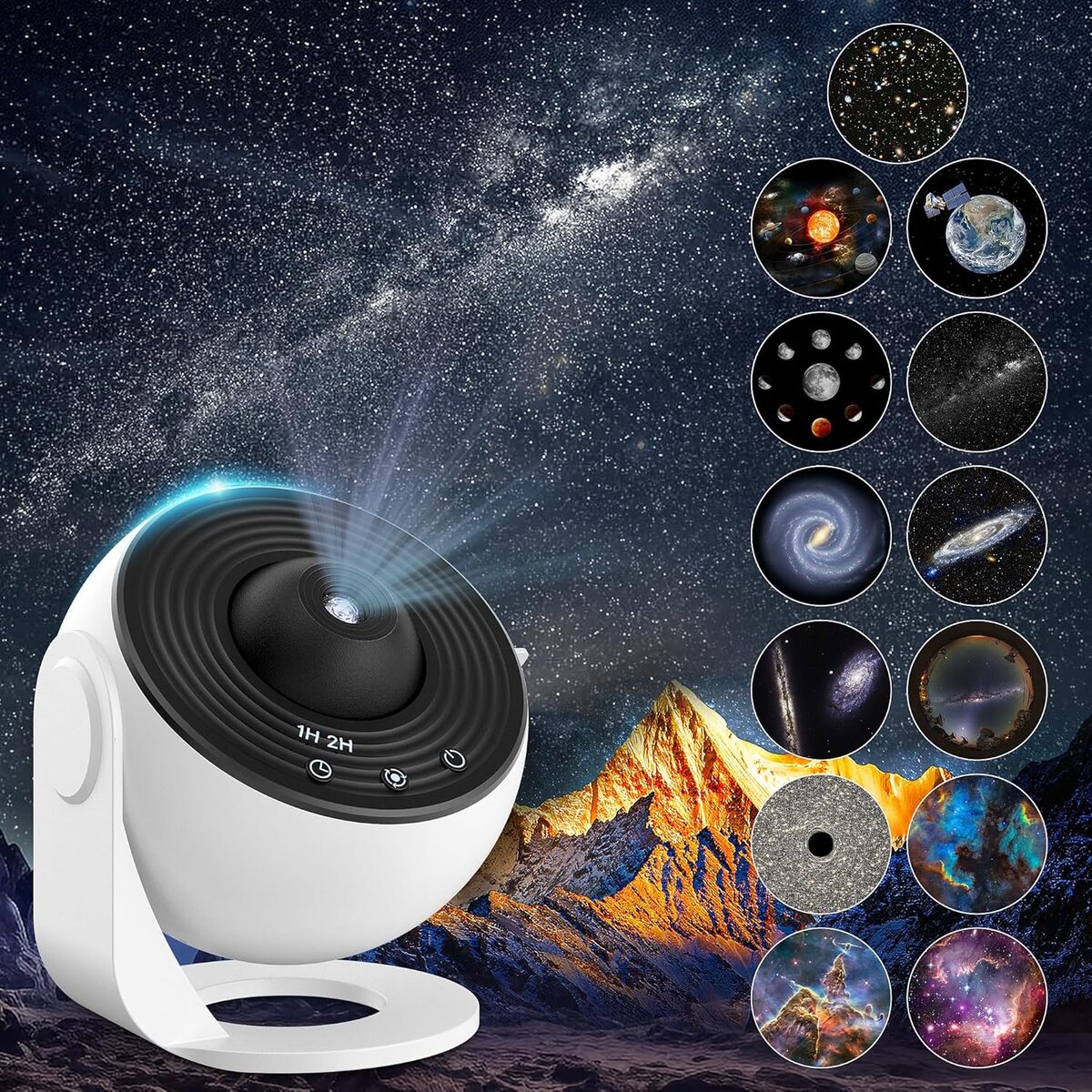 Test Projecteur ACICILI: galaxie et Étoiles en 360°