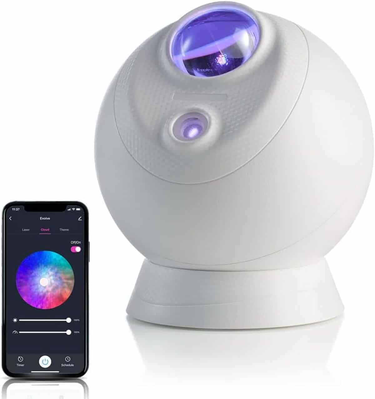 Test Projecteur Galaxie Sky Lite Evolve : nébuleuse LED et Étoiles Bleues