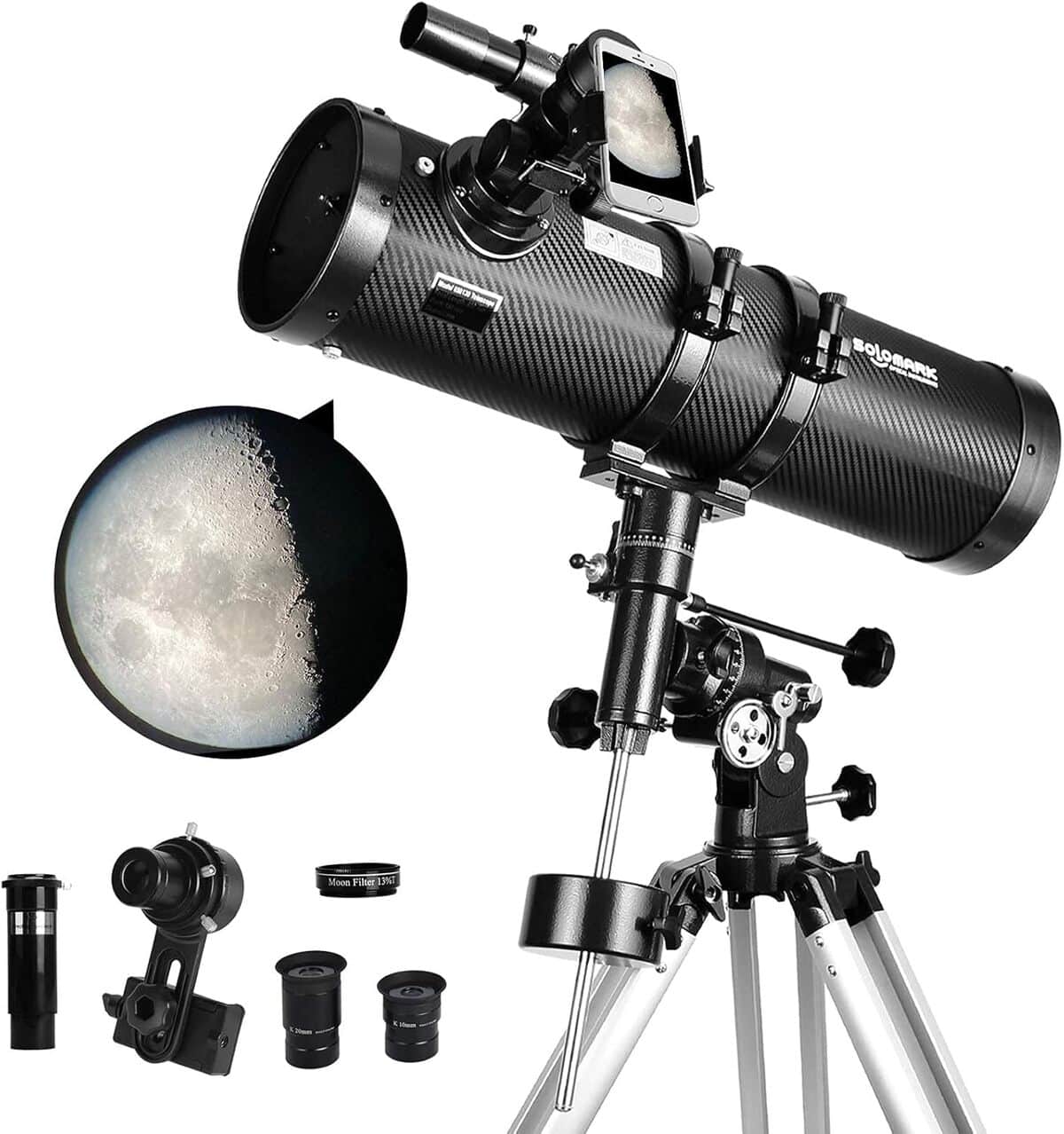 Test Télescope 130EQ : observation Céleste et Accessoires
