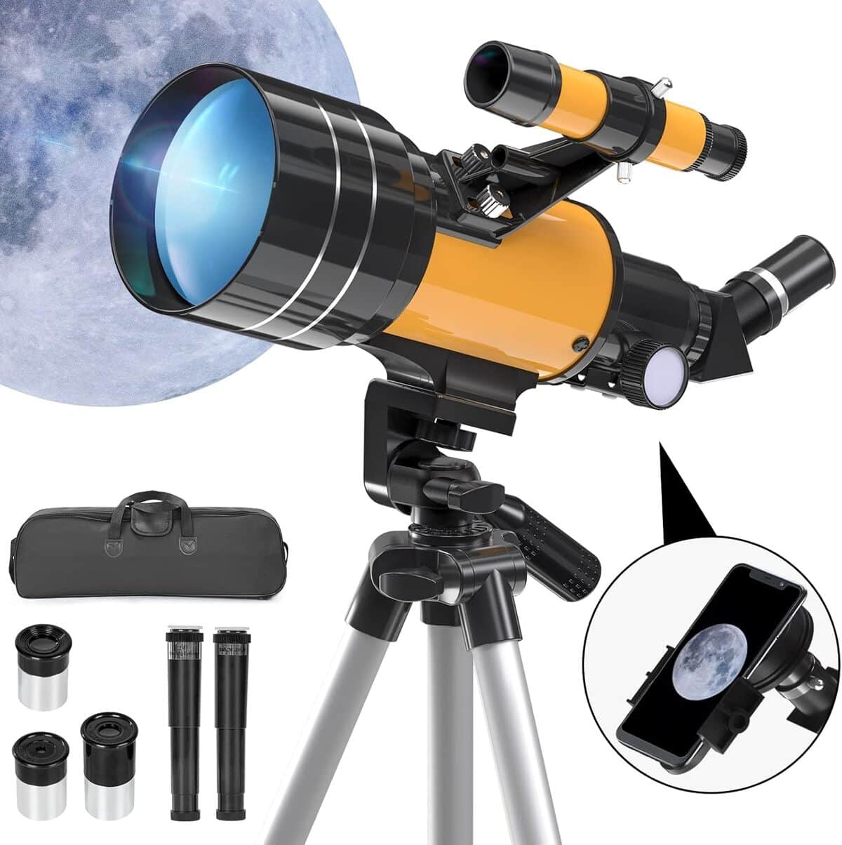 Test du télescope astronomique 70/300mm : l'observation à portée de main