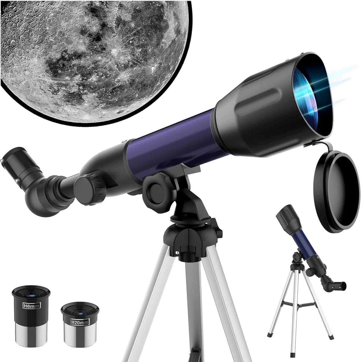 Test du télescope enfant 360/50mm : observer les étoiles facilement