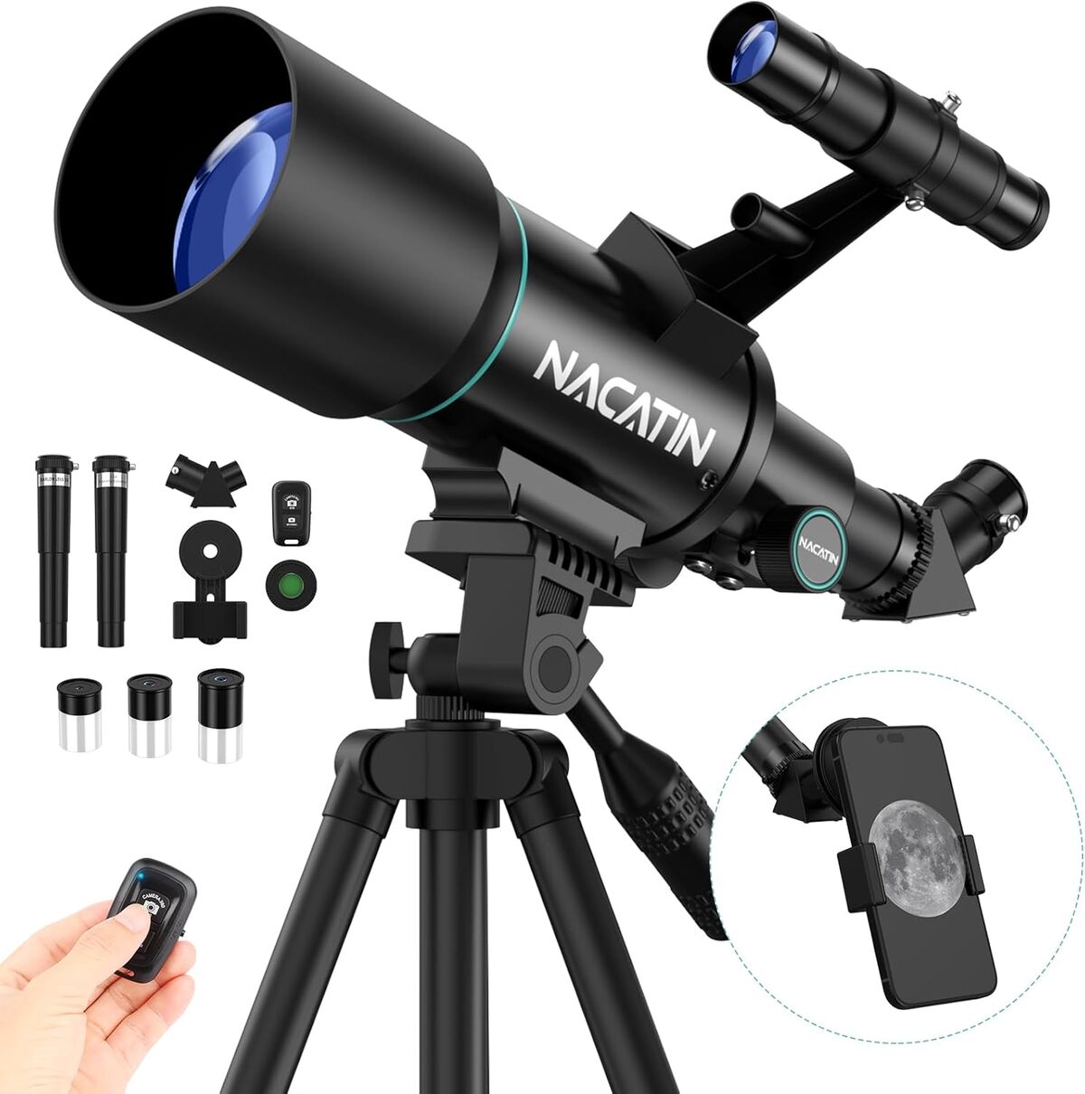 Test du télescope NACATIN 70mm : idéal pour débutants et enfants