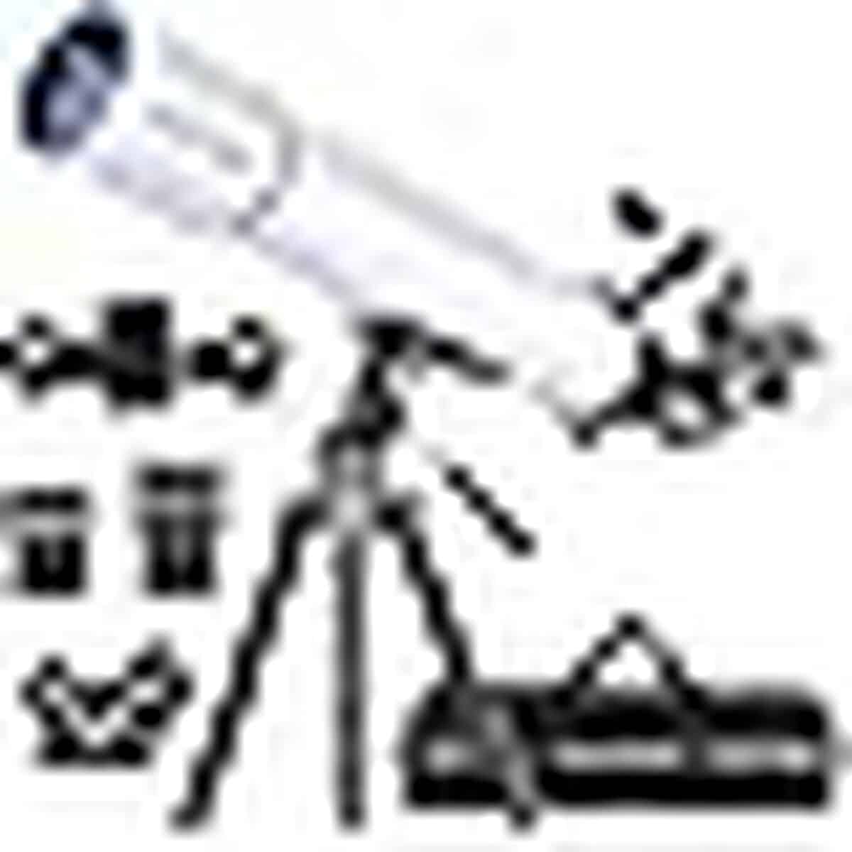 Test du télescope réfracteur Celticbird 80 mm pour débutants en astronomie