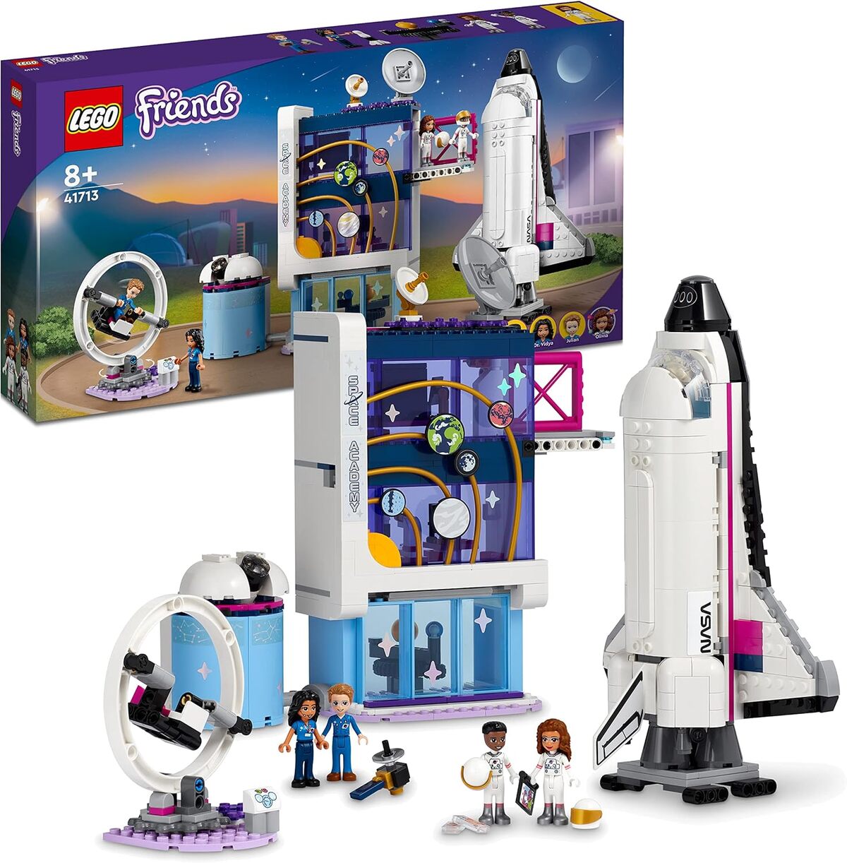 Test : lego 41713 friends, l'académie de l'espace d'olivia
