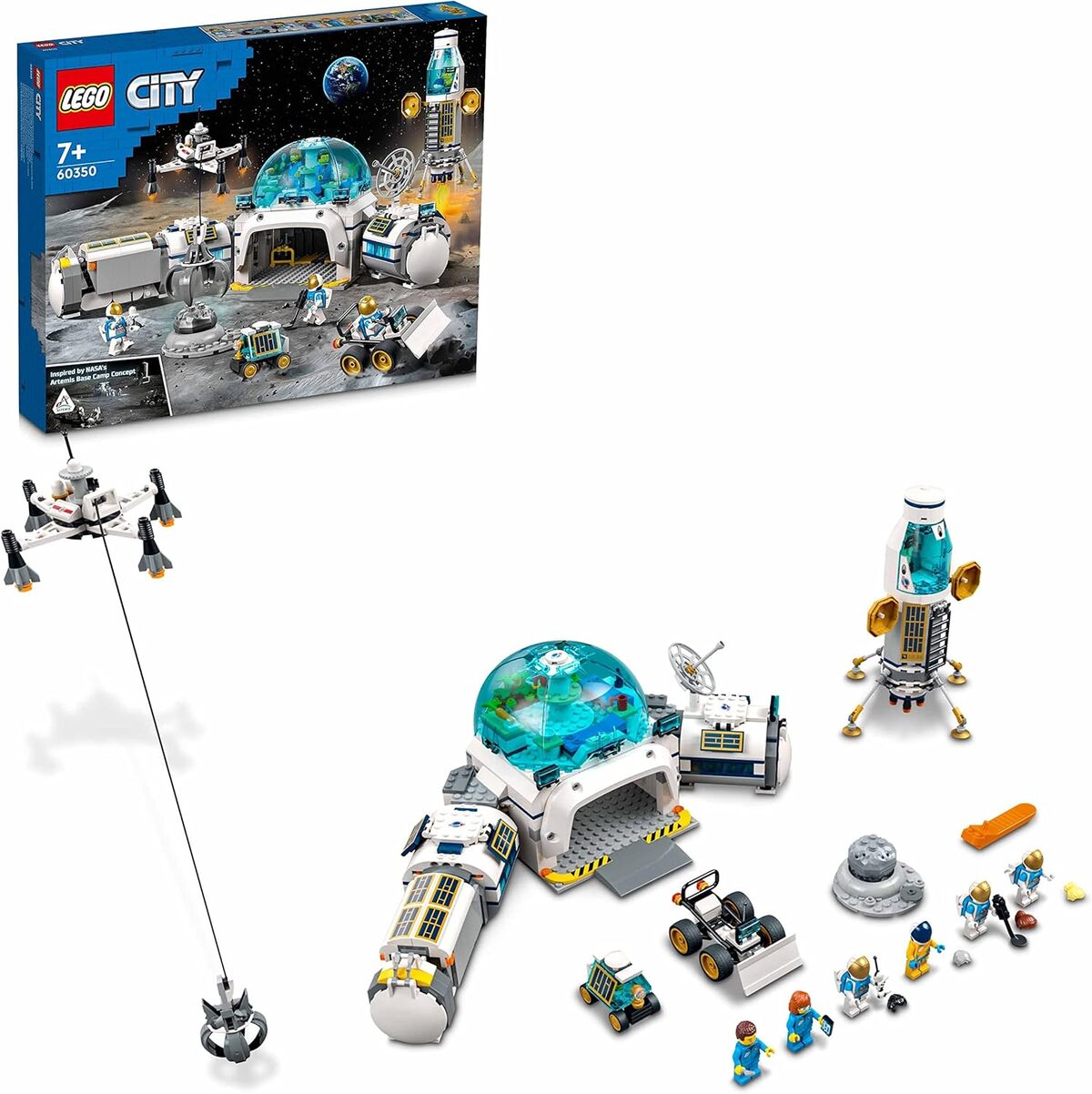 Test : lEGO 60350 base lunaire pour jeunes astronautes