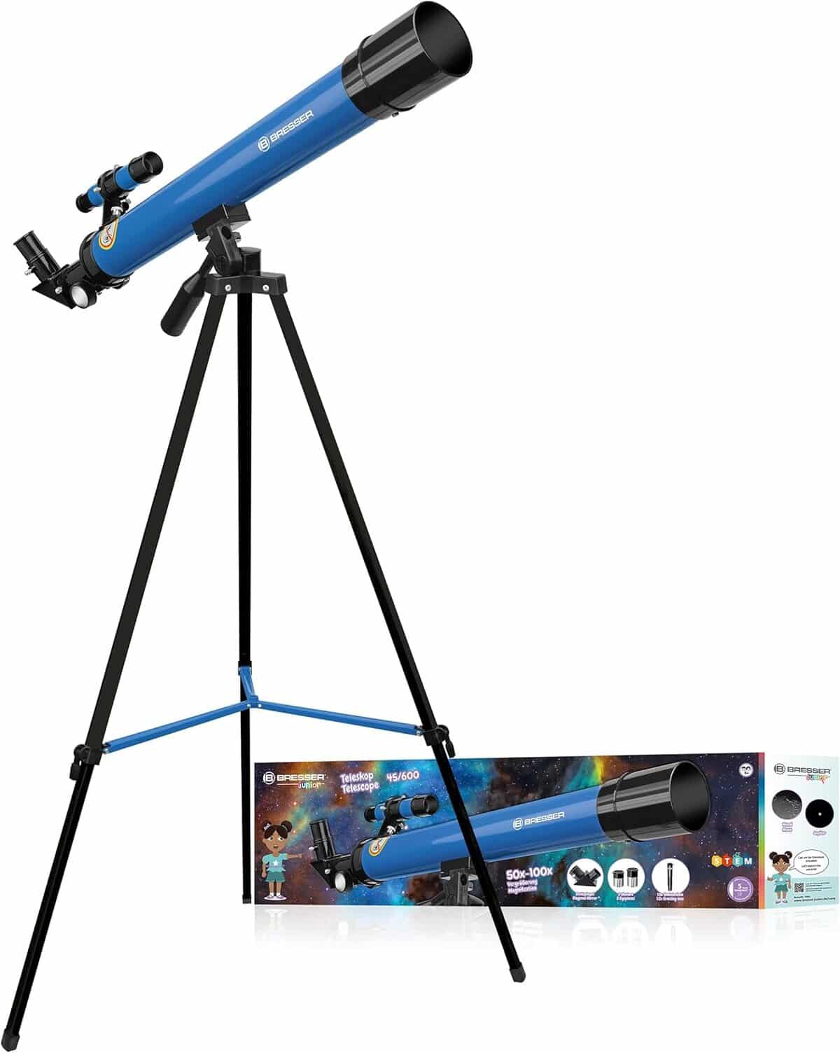Test : lunettes astronomiques Bresser 45/600 AZ Junior