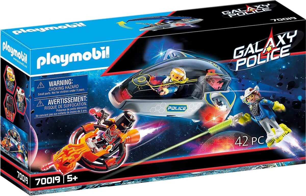 Test : playmobil véhicule volant des policiers de l'espace