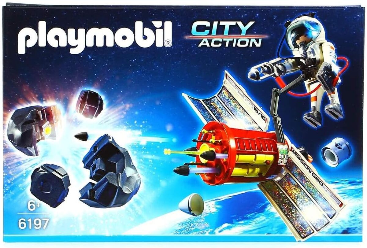 Test : satellite Playmobil 6197 et son laser original