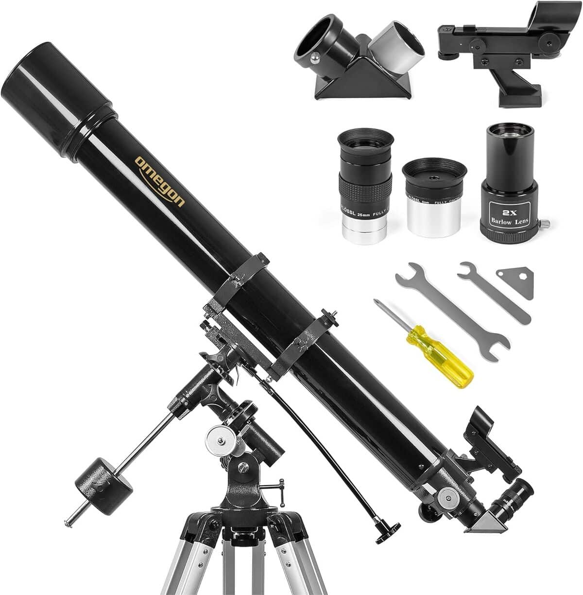 Test du télescope Omegon AC 90/1000 EQ-2