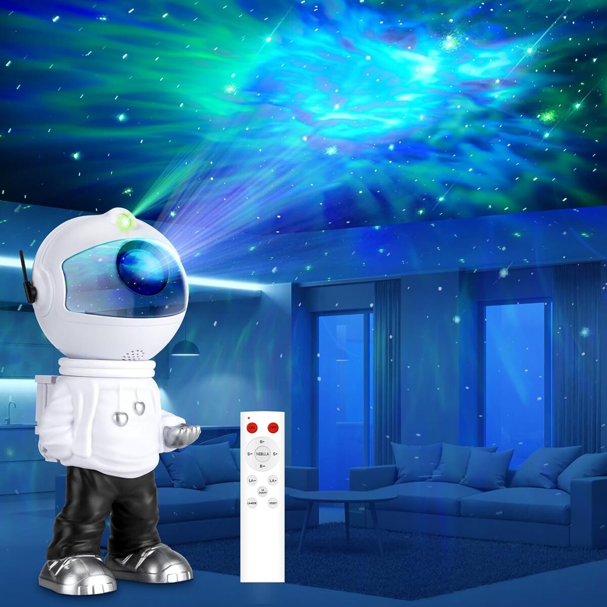 Test du projecteur astronaute Fuqiduo : étoiles et nébuleuses à 360°