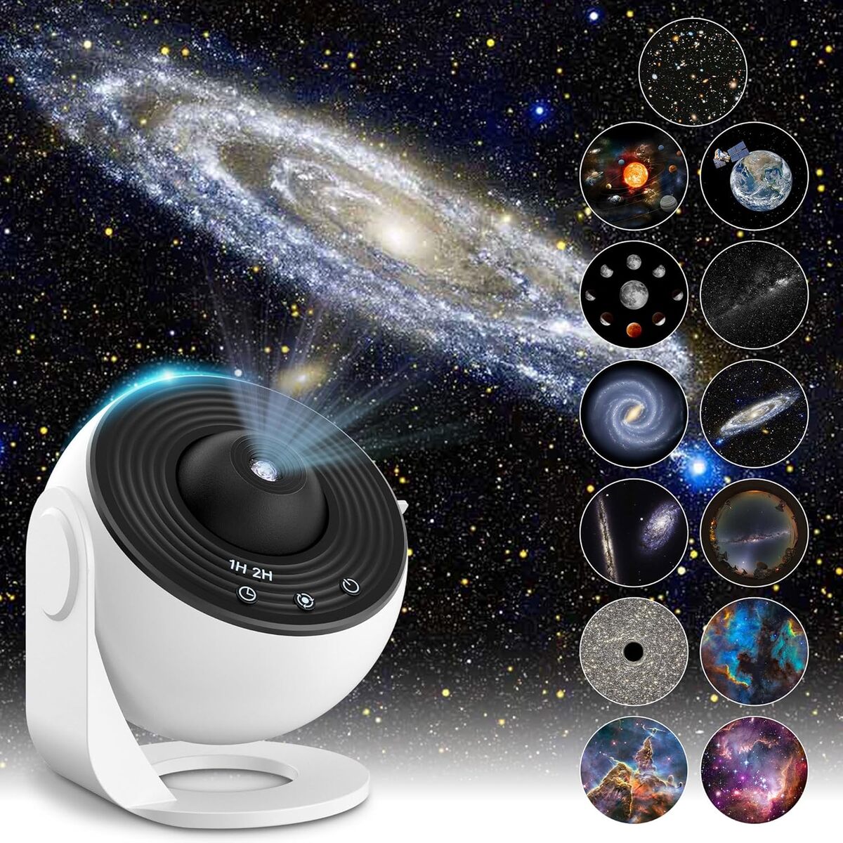 Test du projecteur d'étoiles Planétarium de Néon : une galaxie chez vous