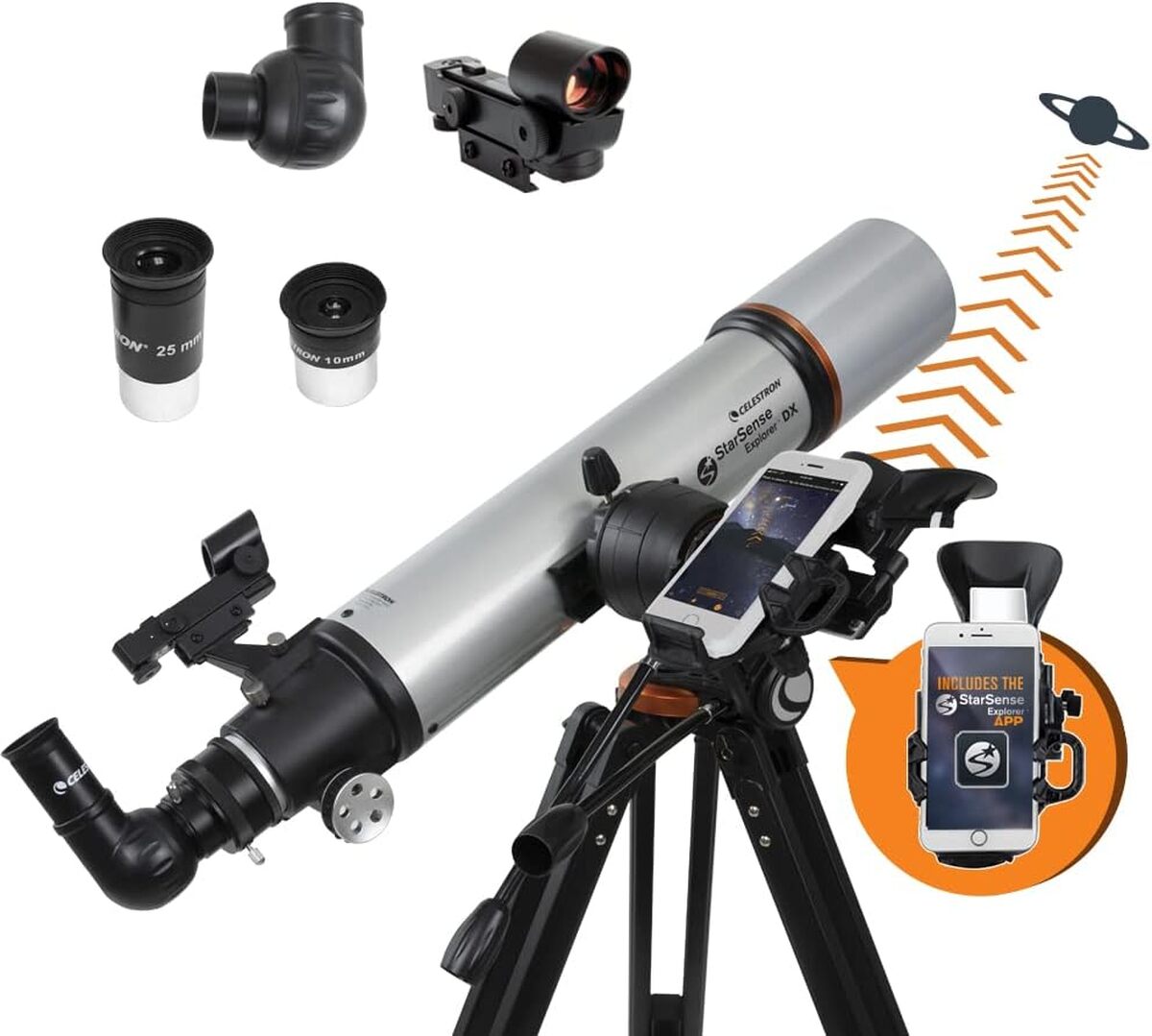 Test du télescope Celestron StarSense Explorer DX 102AZ : observation augmentée