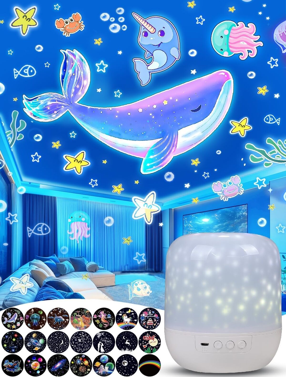Test : projecteur d'étoile Kids Galaxy 360° pour enfants et bébés
