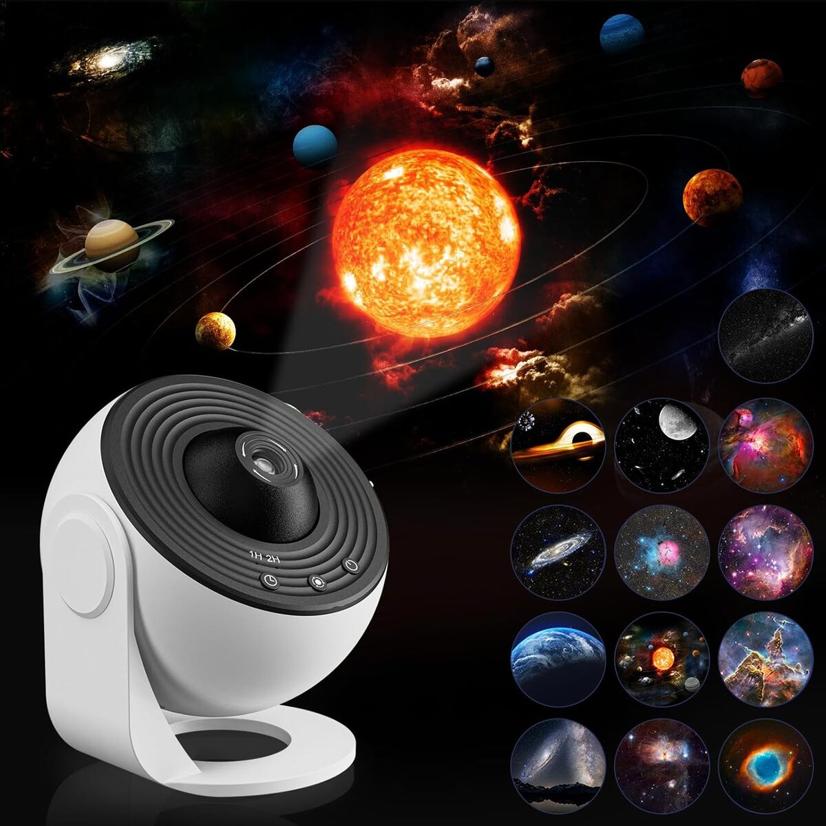 Test : projecteur Galaxie avec disques HD et angle 360°