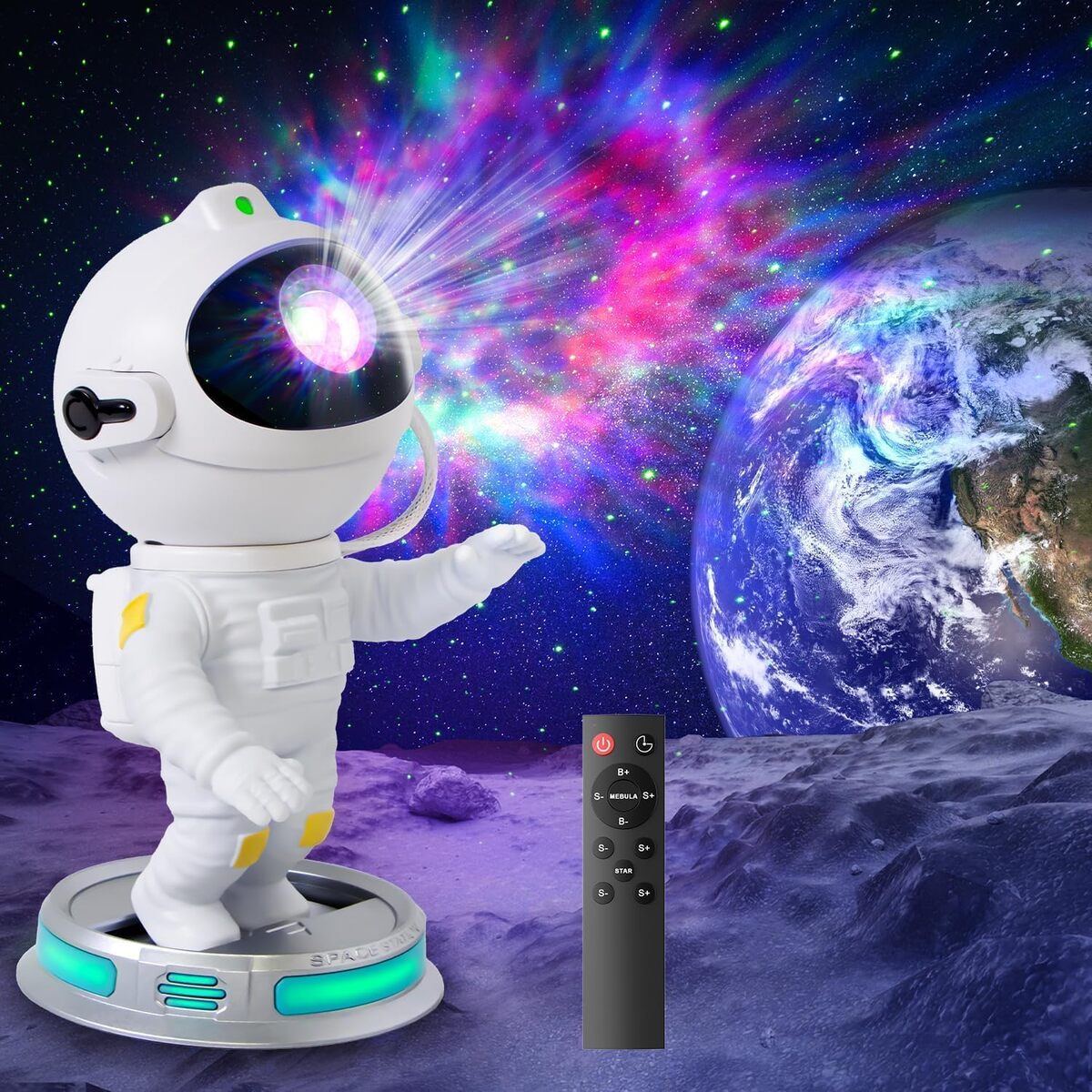 Test du projecteur astronaute Tunpahcon : ciel étoilé chez vous