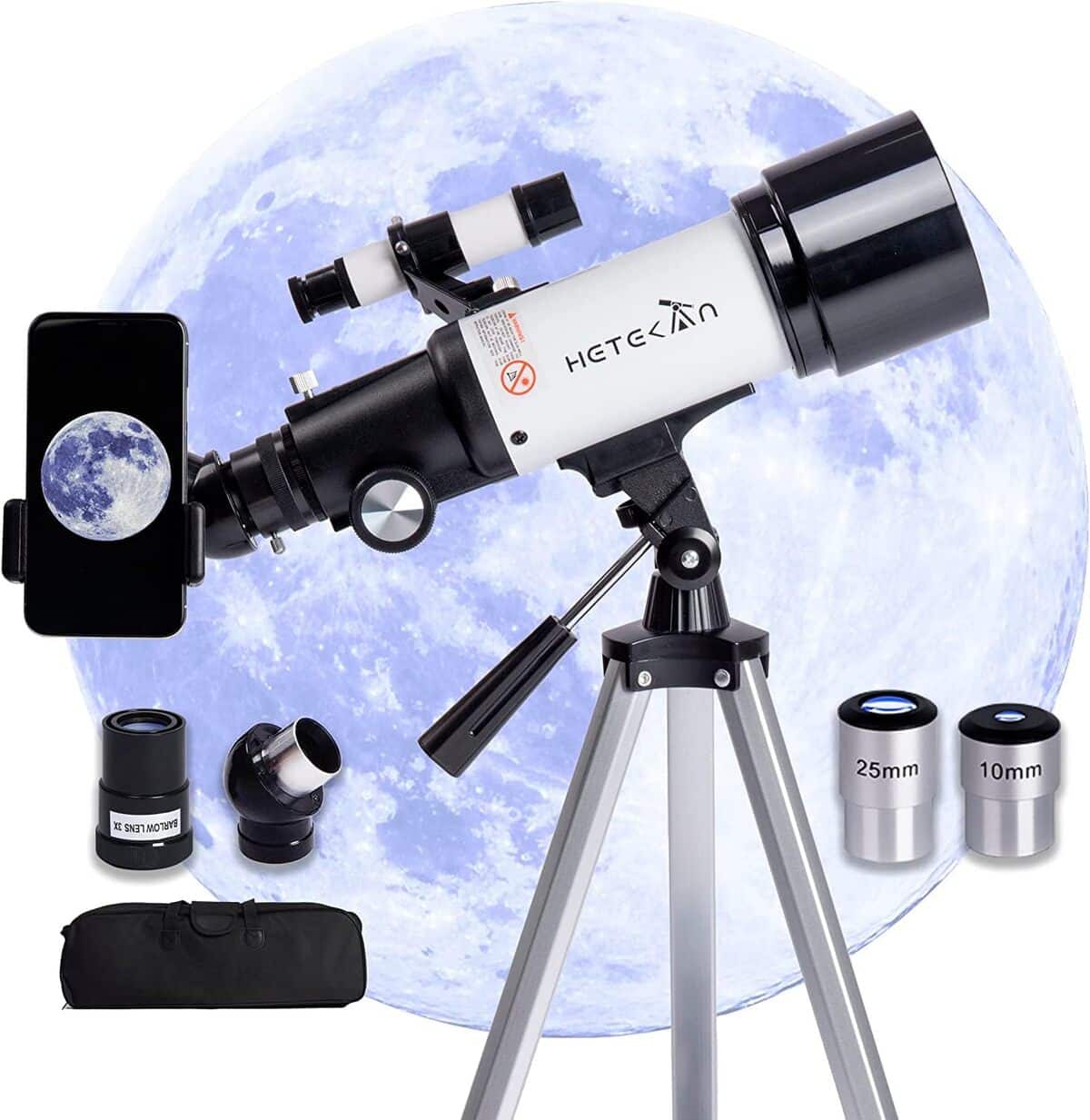 Test du télescope Hetekan 70/400mm : un outil pour débutants et pros