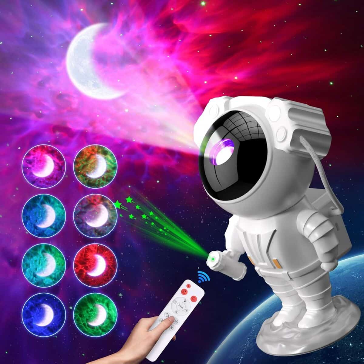 Test : projecteur de galaxie Astronaute, veilleuse magique pour enfants