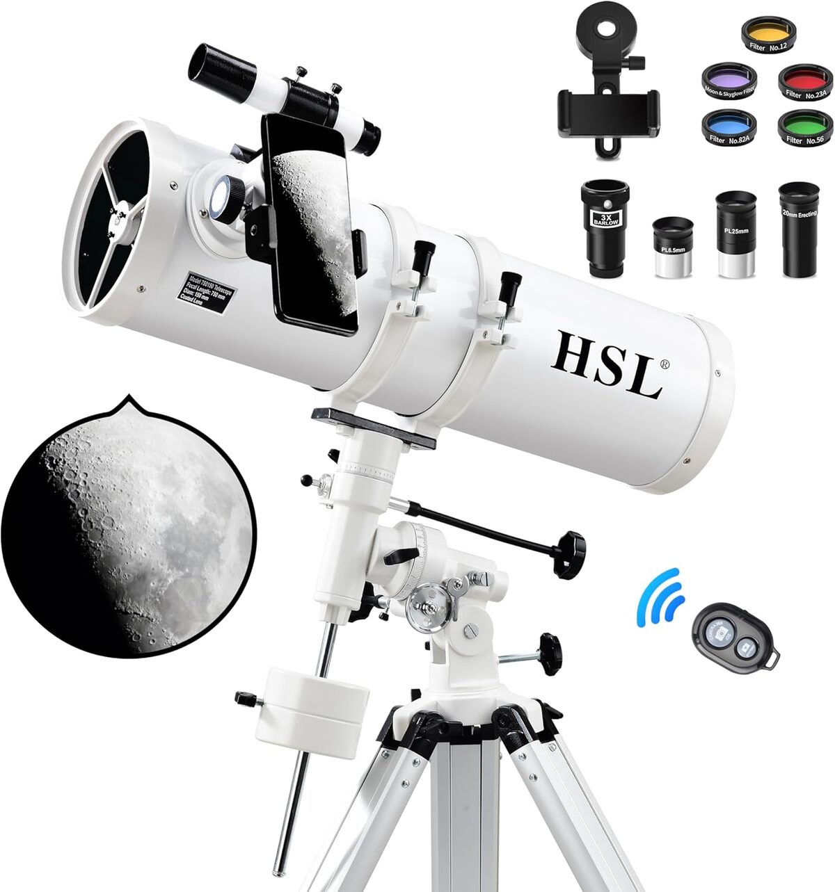 Test du télescope HSL 150EQ : performance et polyvalence