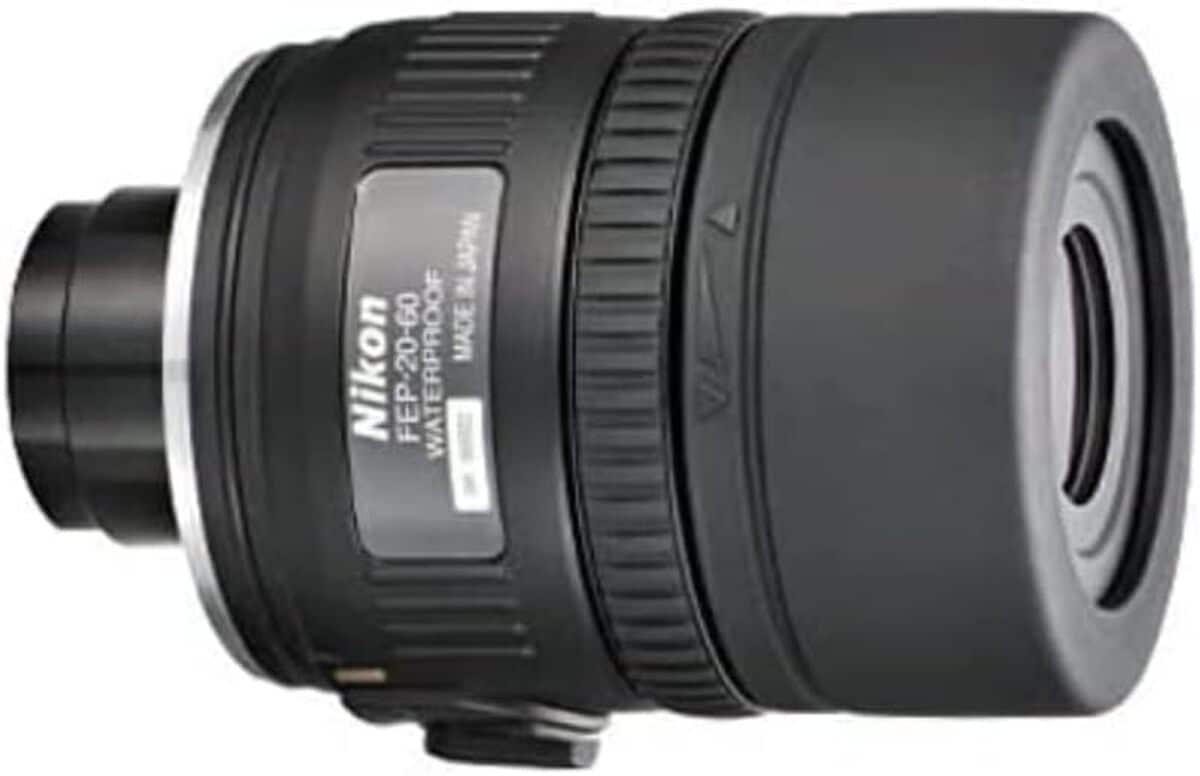 Test de l'oculaire Nikon FEP 20-60 pour longue vue EDG