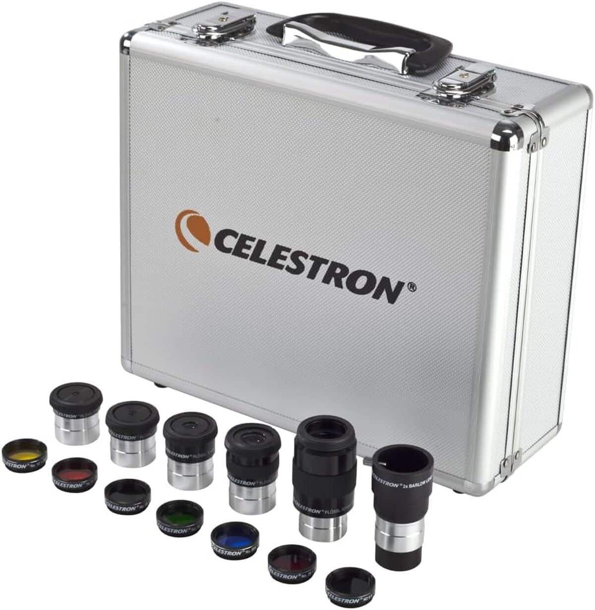 Test du kit d'oculaires et filtres Celestron 94303 : performance en 14 pièces