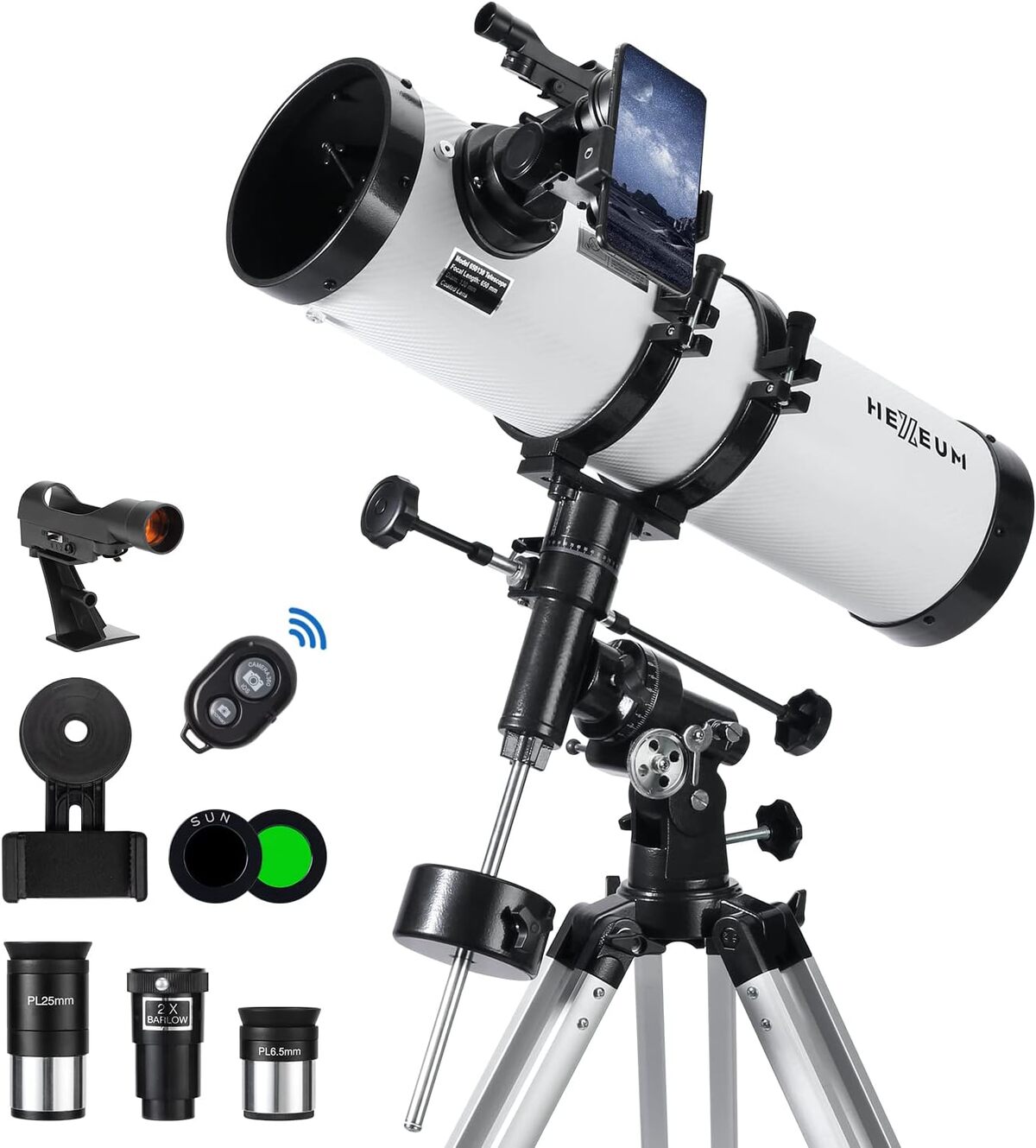 Test : hexeum 130EQ telescope, l'outil ultime pour les astronomes en herbe