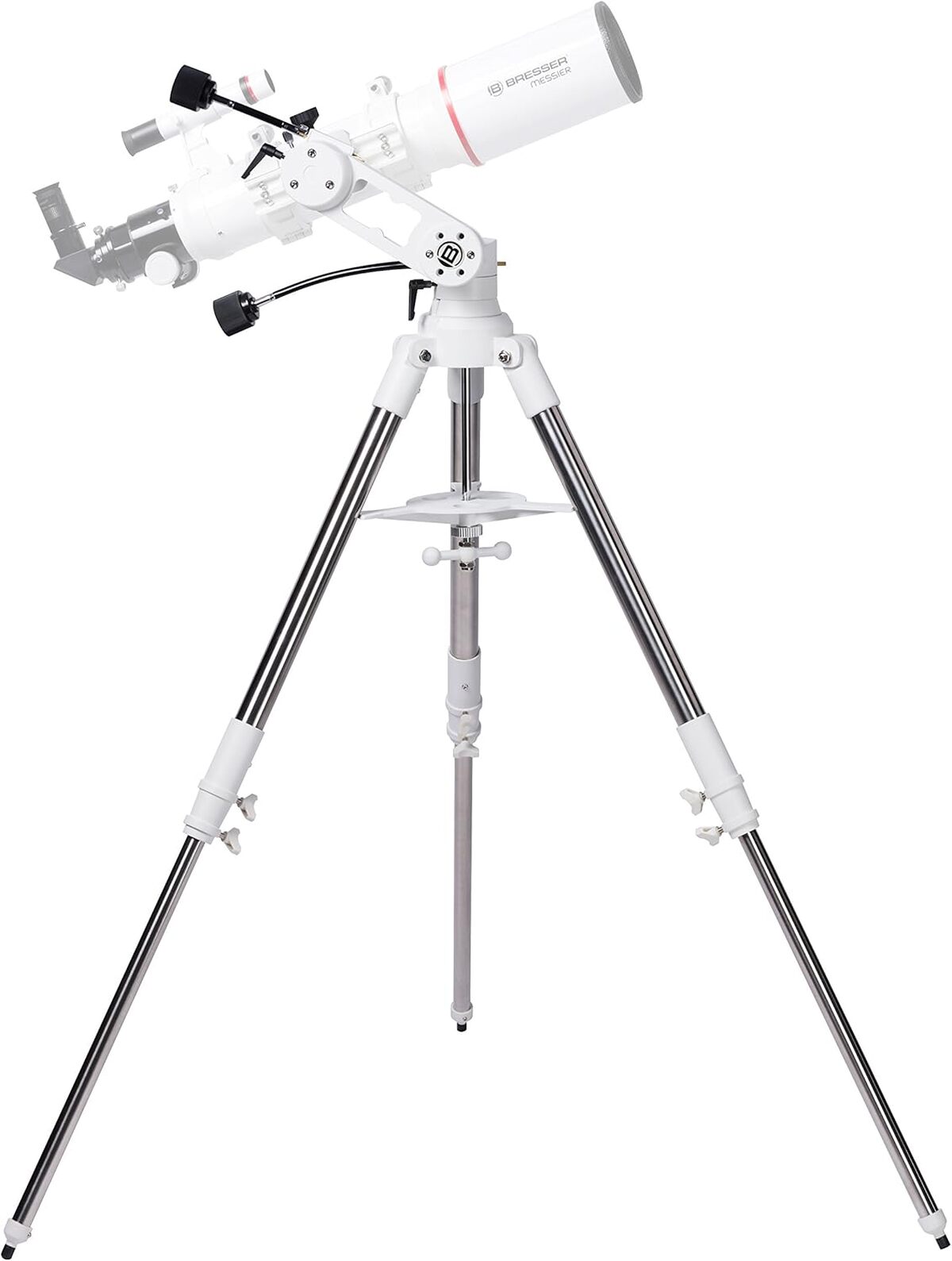 Test : monture de télescope Bresser 4964150 avec trépied blanc