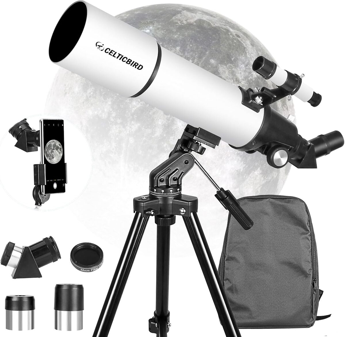 Test Télescope CELTICBIRD 80 mm : astronomie pour Débutants