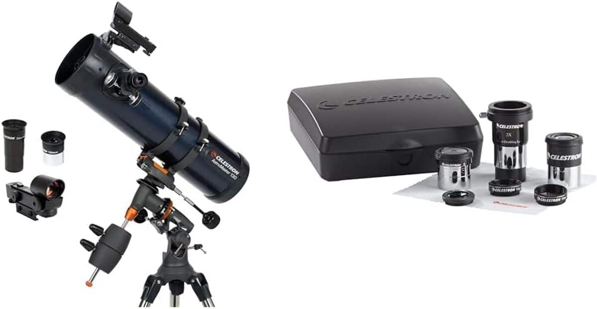 Test du télescope Celestron AstroMaster 130EQ et kit accessoires