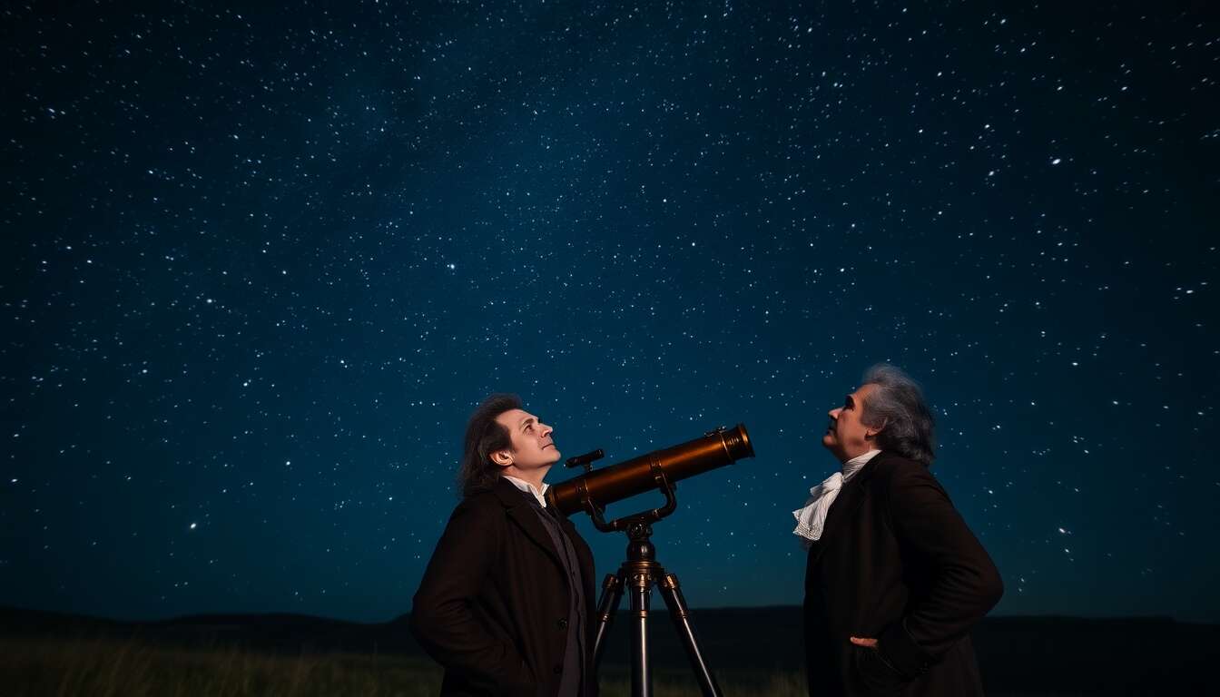 Kepler et halley : des pionniers de l'astronomie face au paradoxe