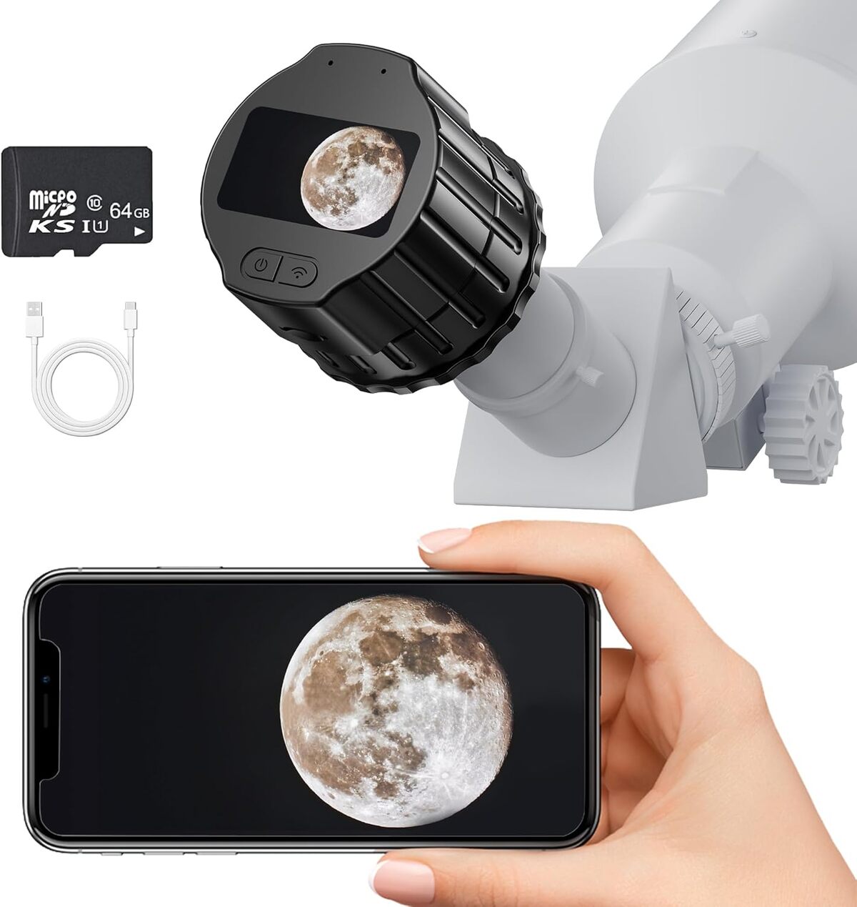 Test de l'oculaire télescope WiFi 64G : l'allié parfait pour l'astrophotographie