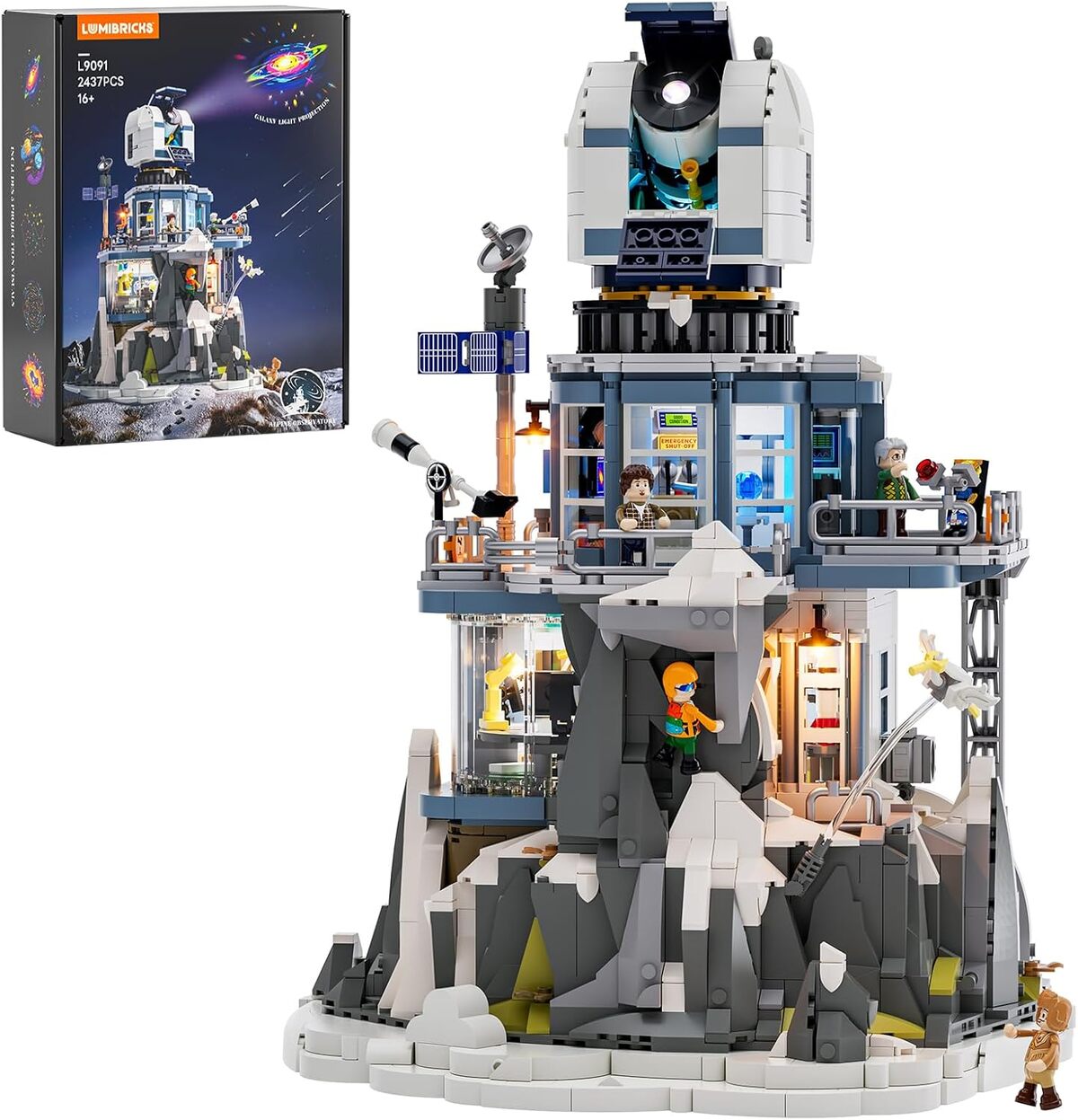 Test du kit astrophile Lumibricks Alpine L9091 : construisez votre observatoire étoilé