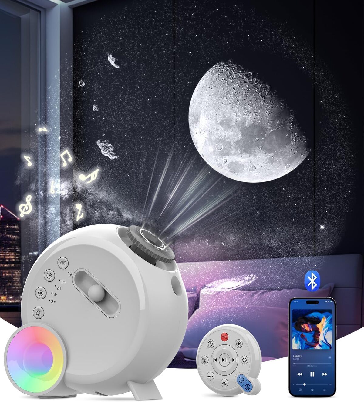 Test du projecteur de galaxie LEYOYO : lumière et veilleuse étoilée pour enfants
