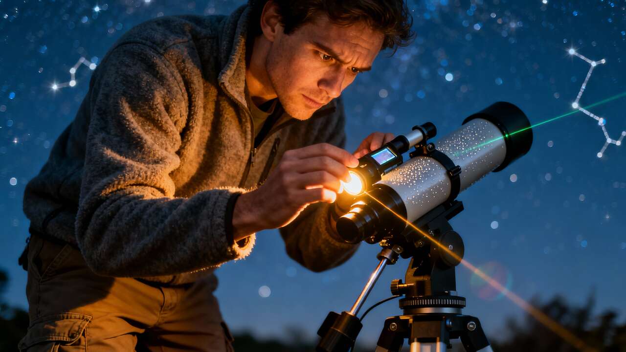 Collimation d'un télescope au laser : mode d'emploi simple