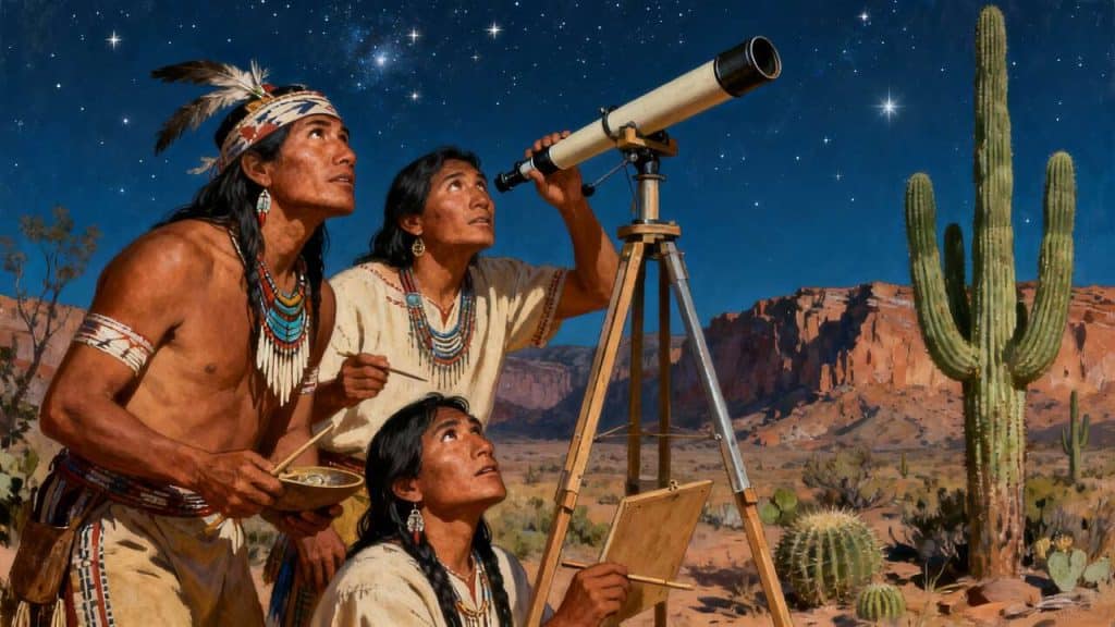 Les astronomes anciens de l'Ouest américain
